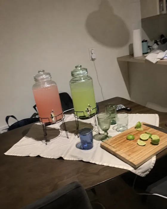 Styled mocktail station