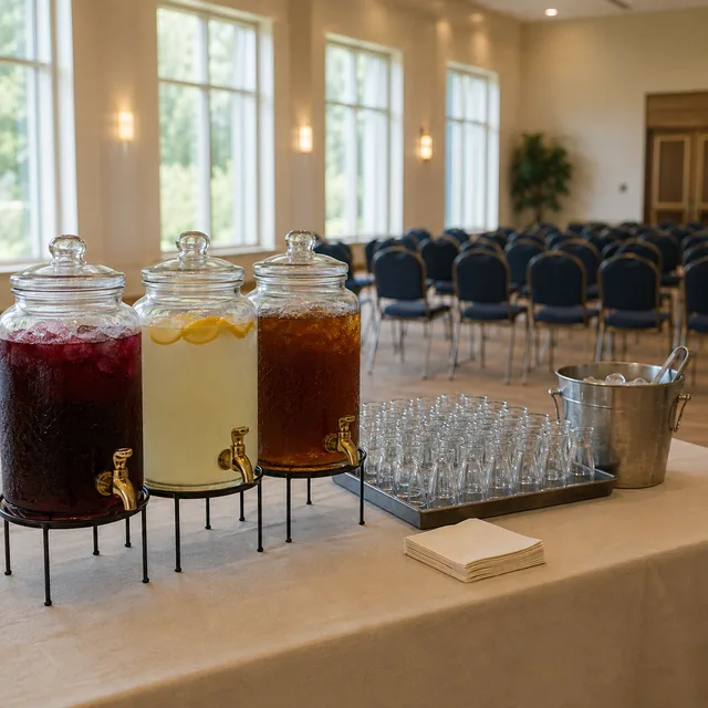 Corporate event mocktail bar
